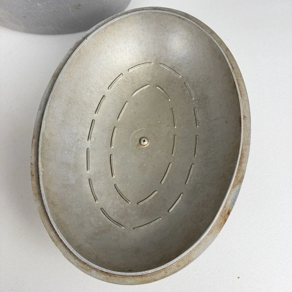 Vintage Club Aluminum Hammercraft 6 Qt Oval Roaster Dutch Oven Pan 15